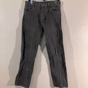 Vintage 70s Wrangler Straight Leg Cowboy Western Gray‎ Denim Jeans